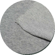 Heather grey jersey knit
