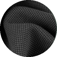 Structured waffle knit